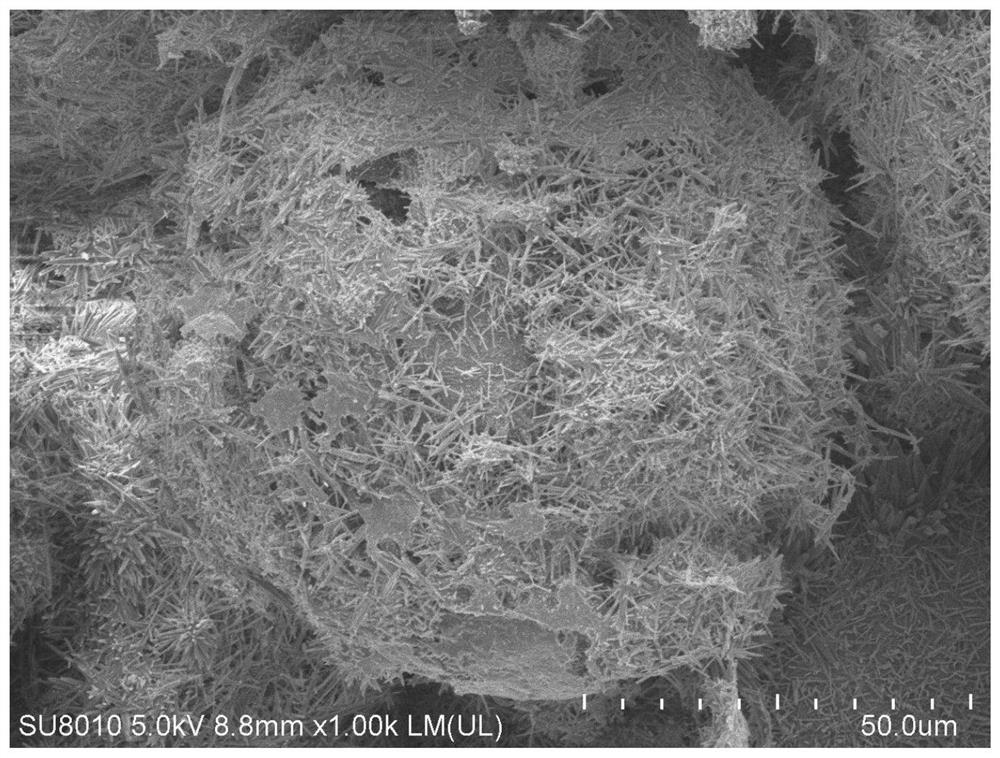 Inorganic ceramic membrane support material and preparation method thereof