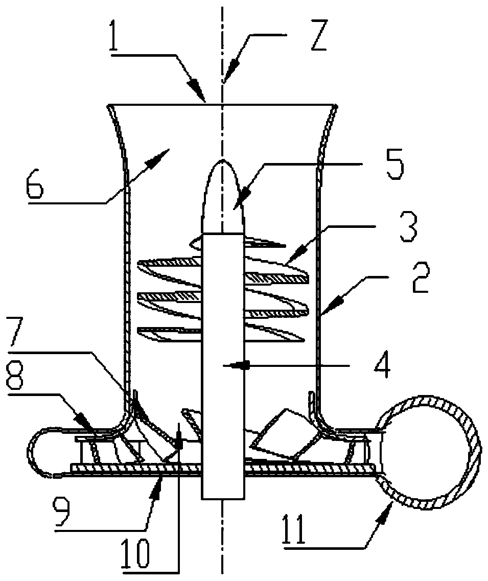 A centrifugal pump impeller and LNG submersible pump comprising the centrifugal pump impeller