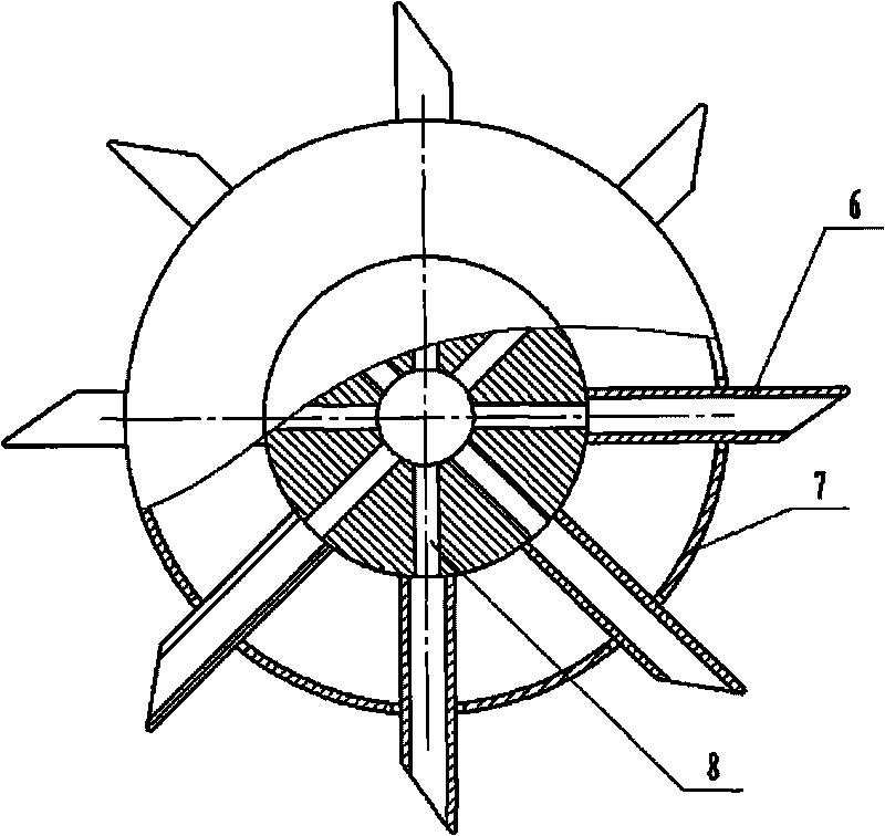 Variable liquid-fertilizer hole-application machine of steering wheel type