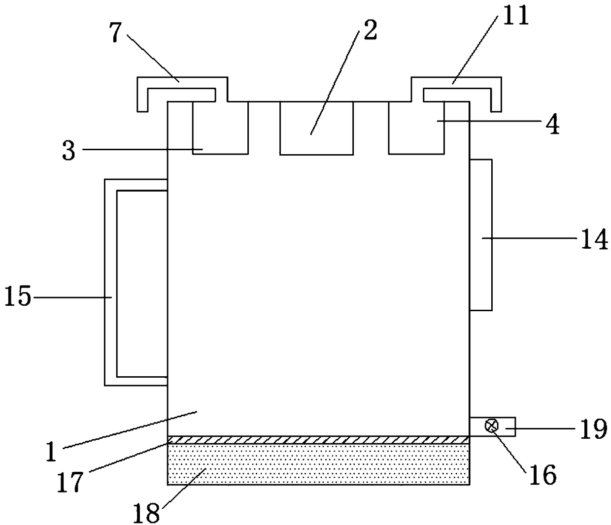 Automatic dispensing box for agriculture