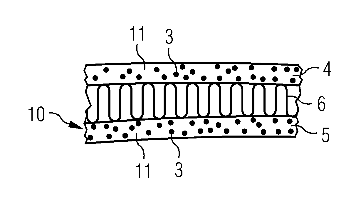 Sandwich laminate and manufacturing method