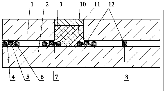 Microwave-welded planar toughened vacuum glass provided with extraction opening with edges being sealed by sealing strips