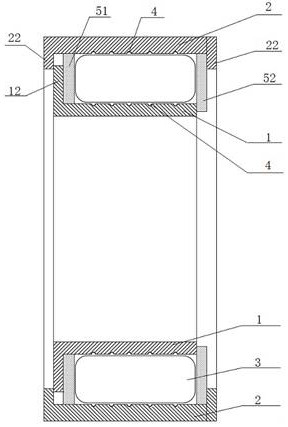 Holder-free bearing