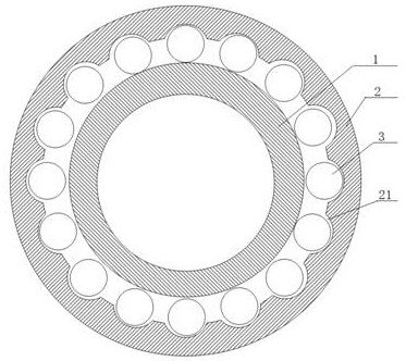 Holder-free bearing