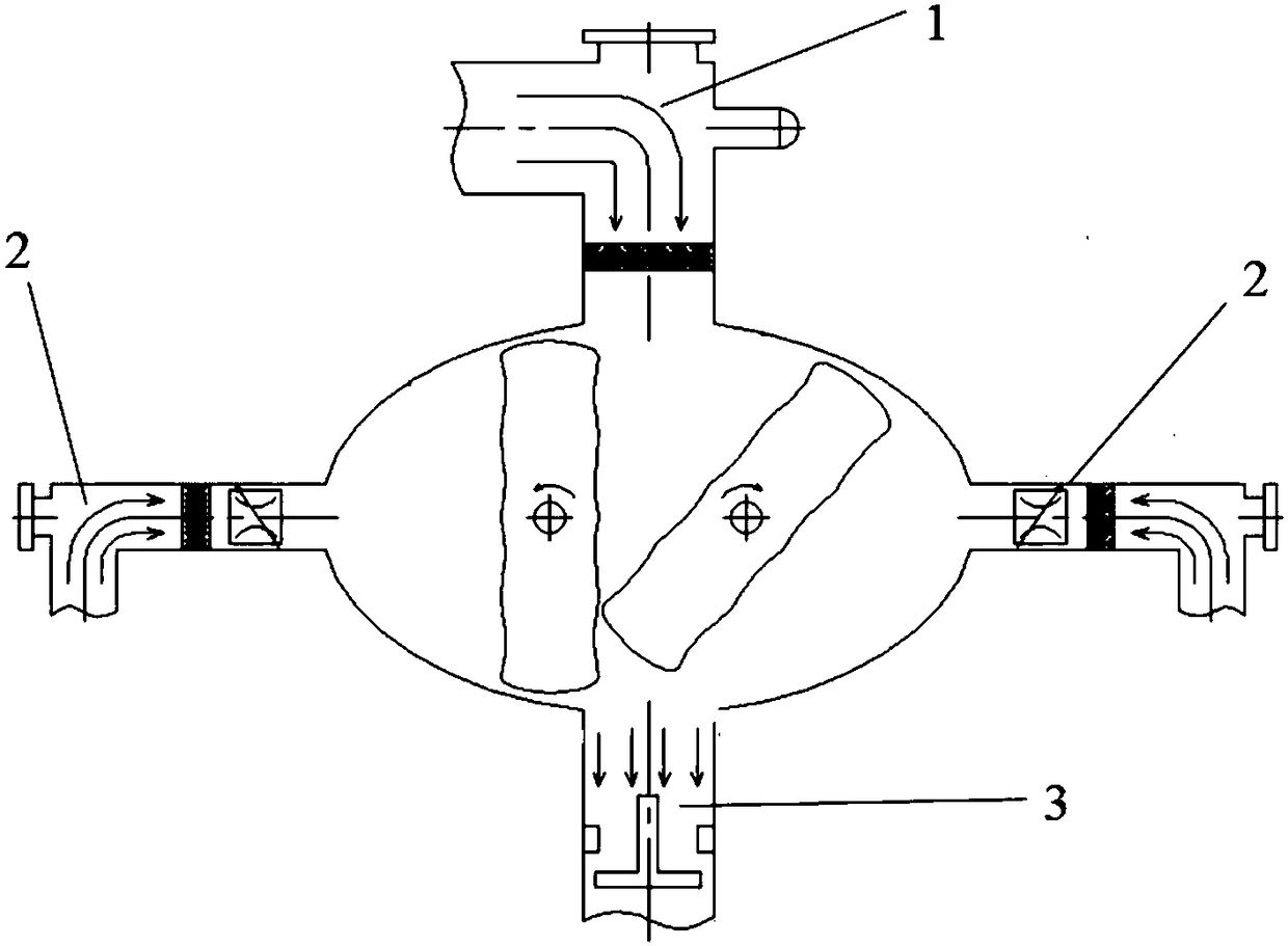 Roots vacuum unit self-cleaning cooling mechanism