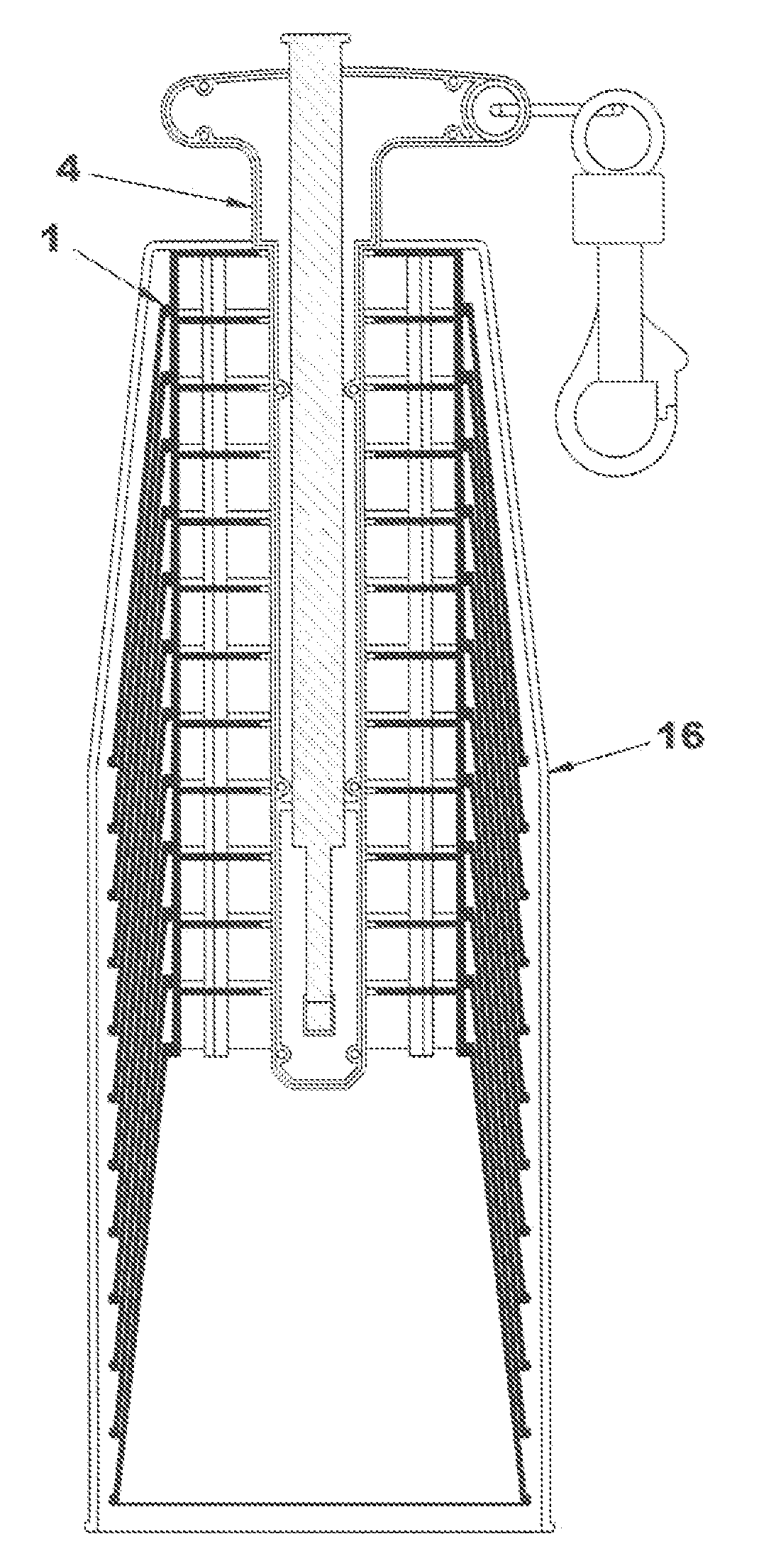 Holding device for sport stacking cups