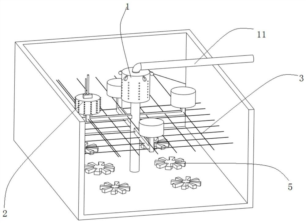 Sewage filtration microbiological comprehensive treatment system and sewage treatment method thereof