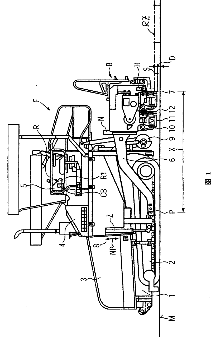 Method and control system for laying a road paving