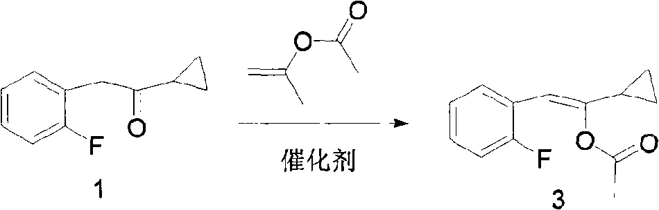 New compound 1-cyclopropyl-2-(2-fluorine phenyl)-2-hydroxyl ethanone, preparation method and application thereof