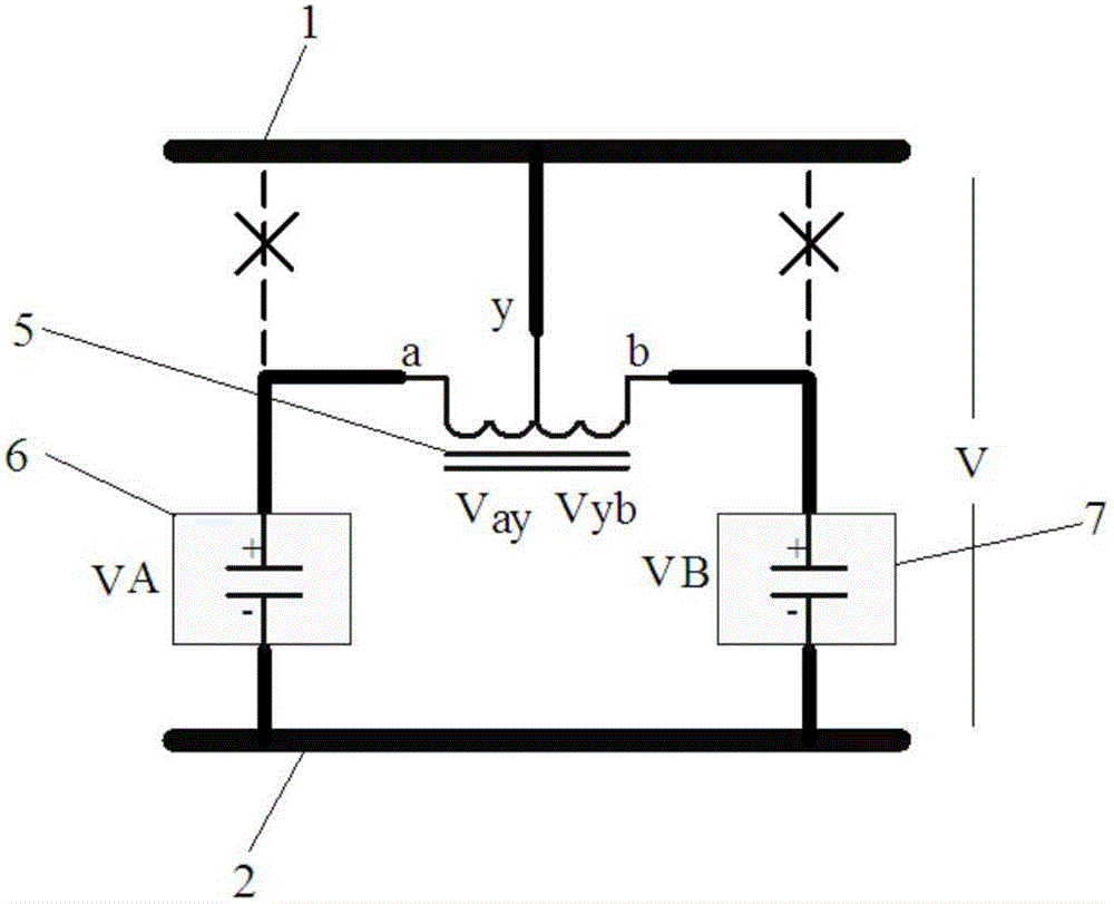 High-power direct current pulse power supply