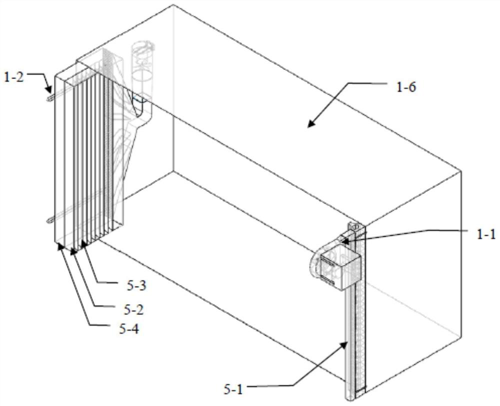 Tunnel intelligent blowing and sucking type air curtain smoke prevention and exhaust device and operation method