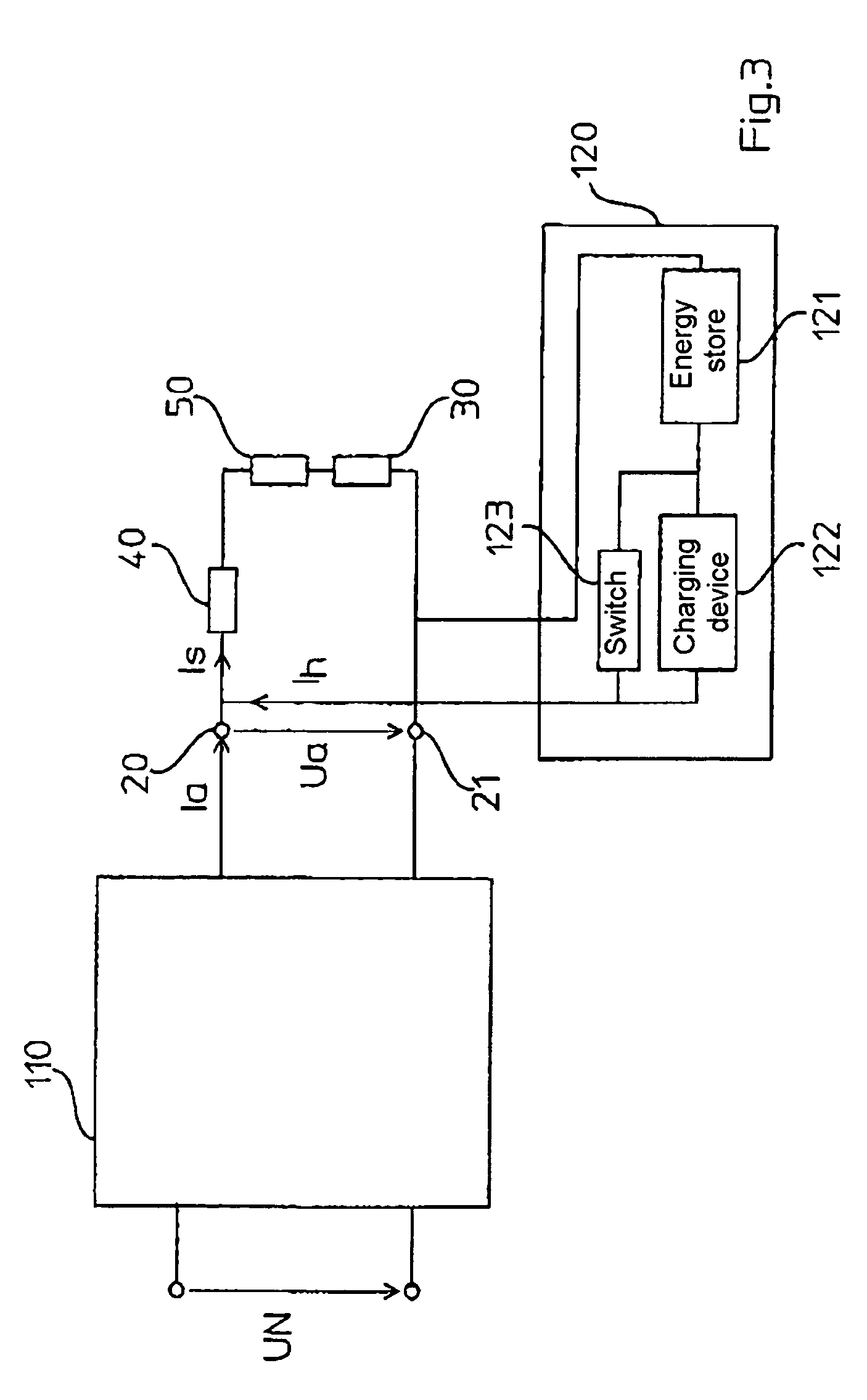 Method and electronic power supply device for supplying power to a low-voltage load protected by a protective device