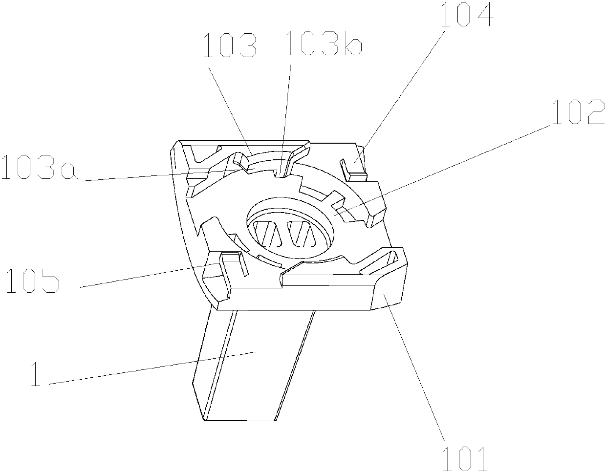 Circuit breaker handle connection mode