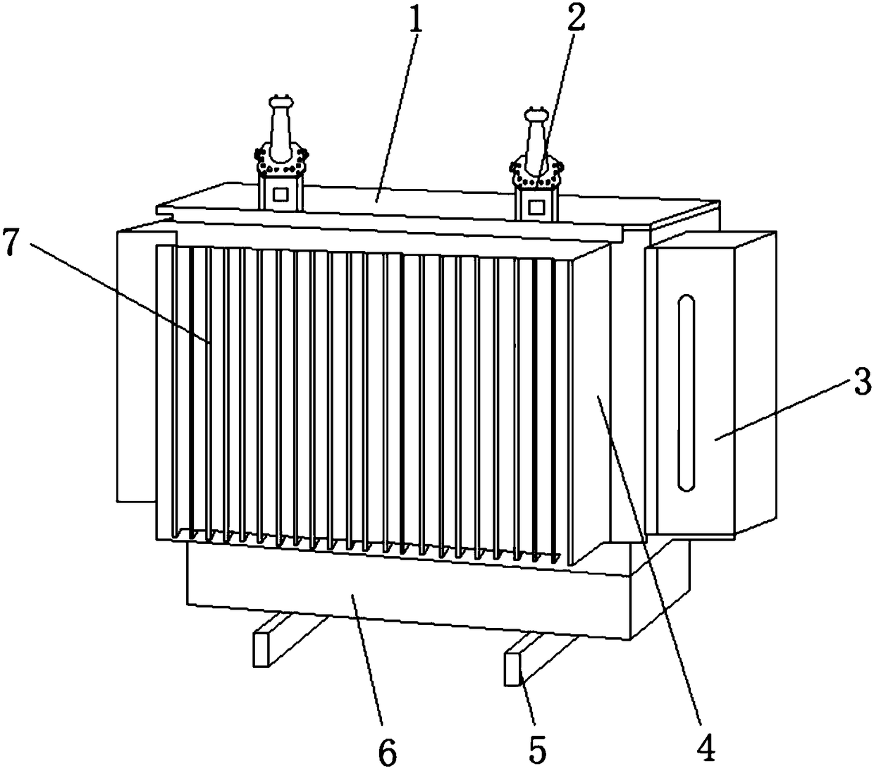 Oil-immersed transformer