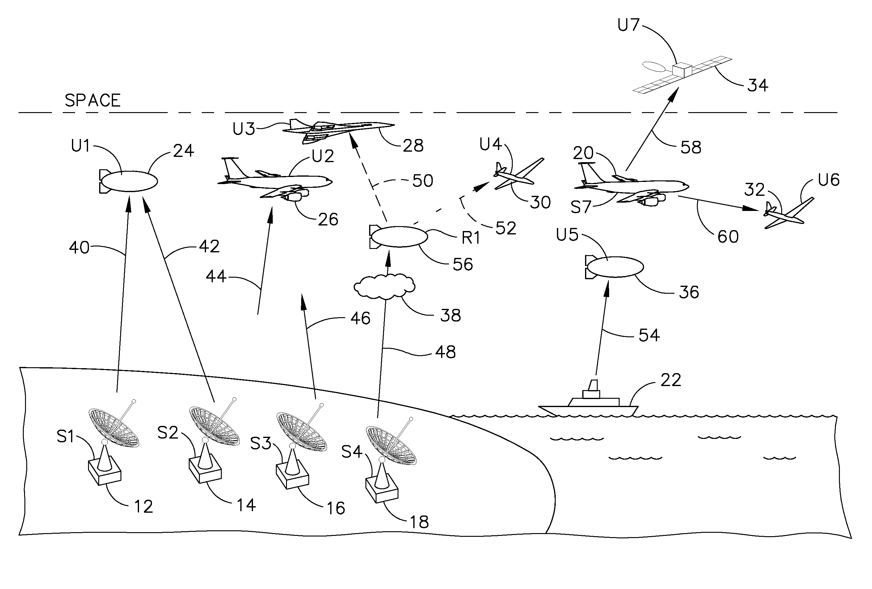 Method and system for controlling a network for power beam transmission