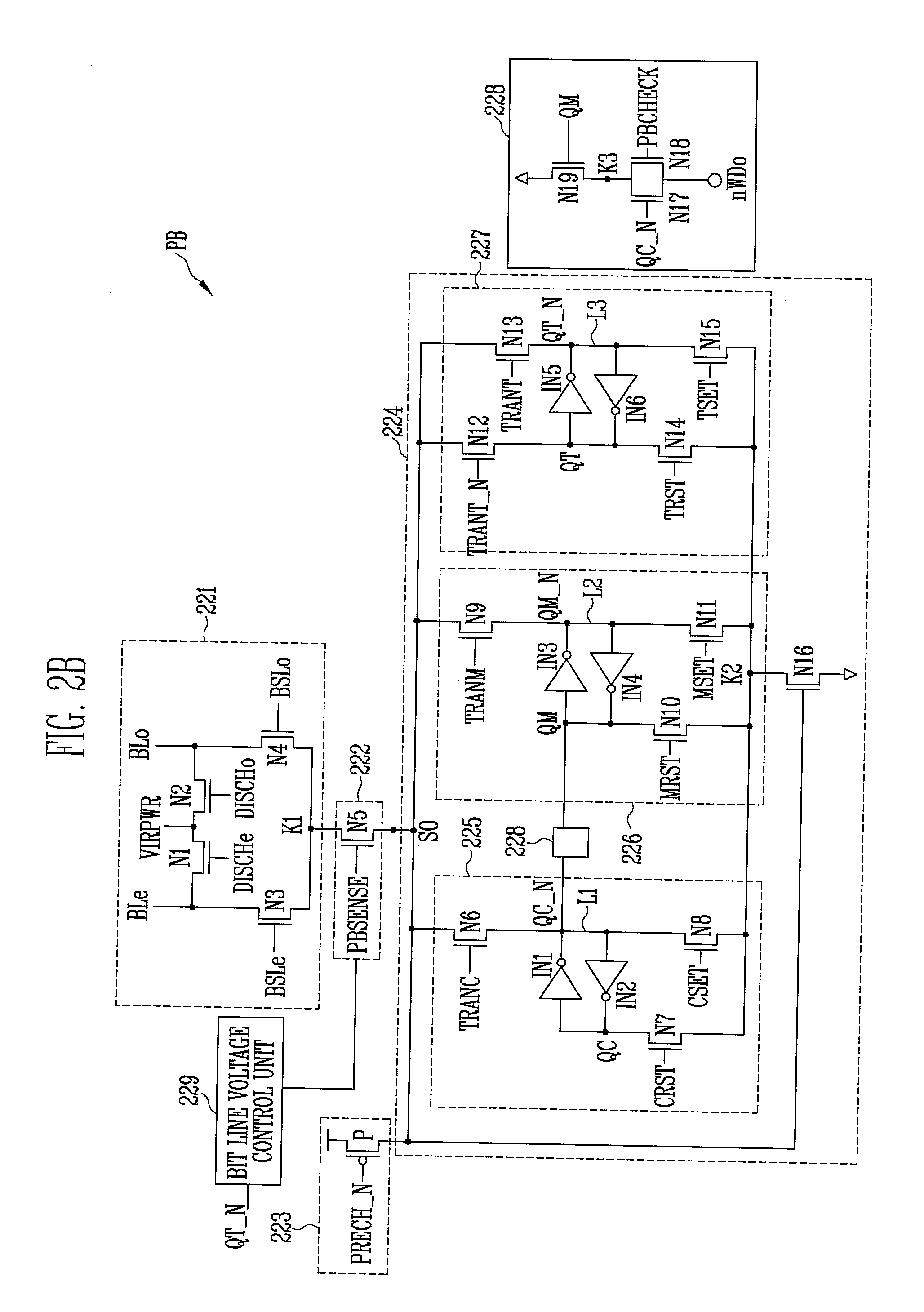 Page buffer circuit, nonvolatile device including the same, and method of operating the nonvolatile memory device