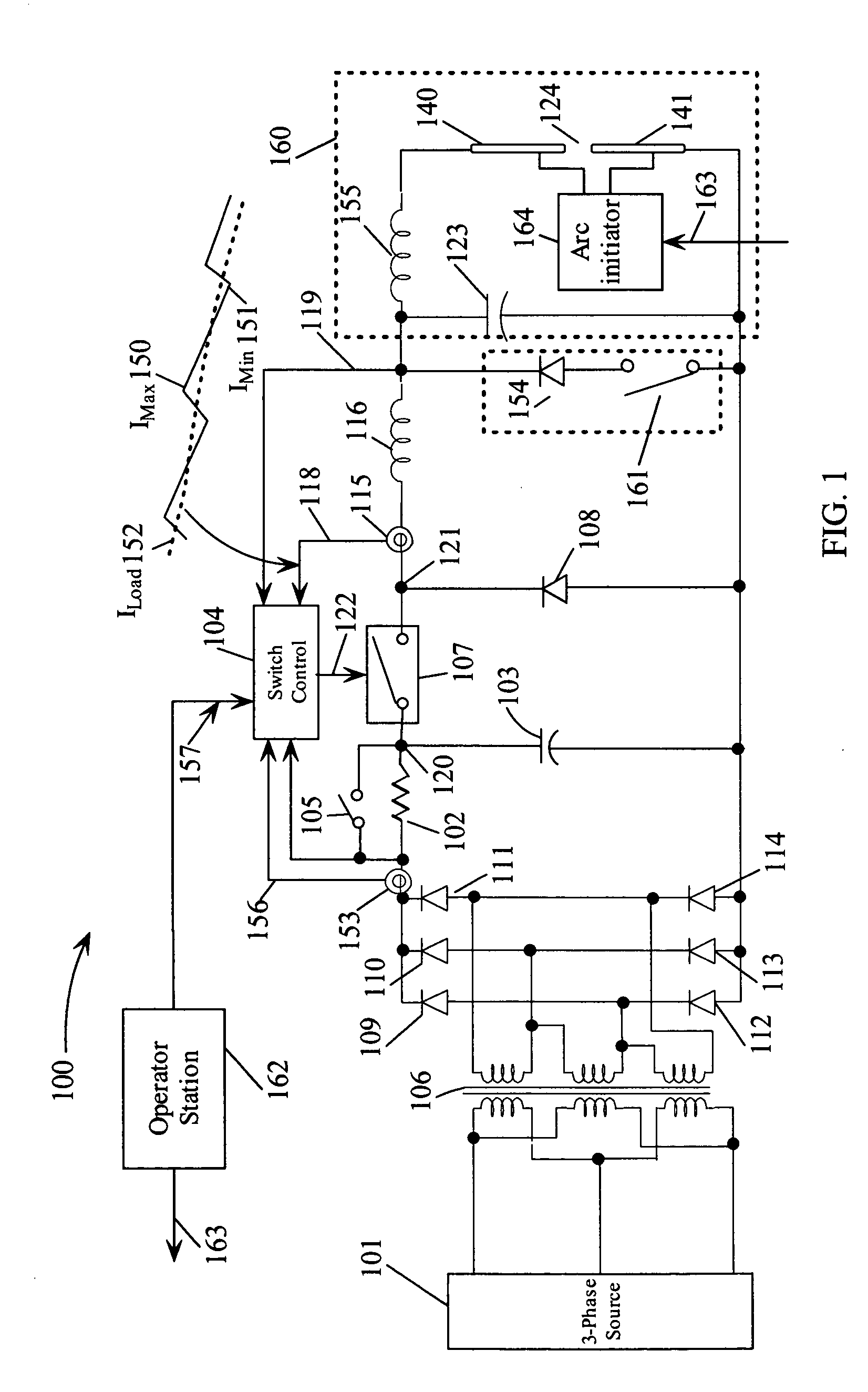 Method and circuitry for charging a capacitor to provide a high pulsed power discharge