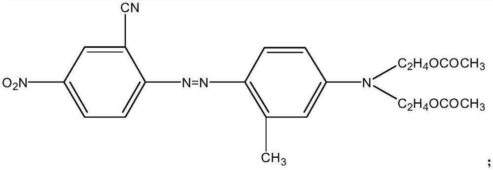 Disperse orange dye composition, disperse orange dye, preparation method and use thereof, and colored products