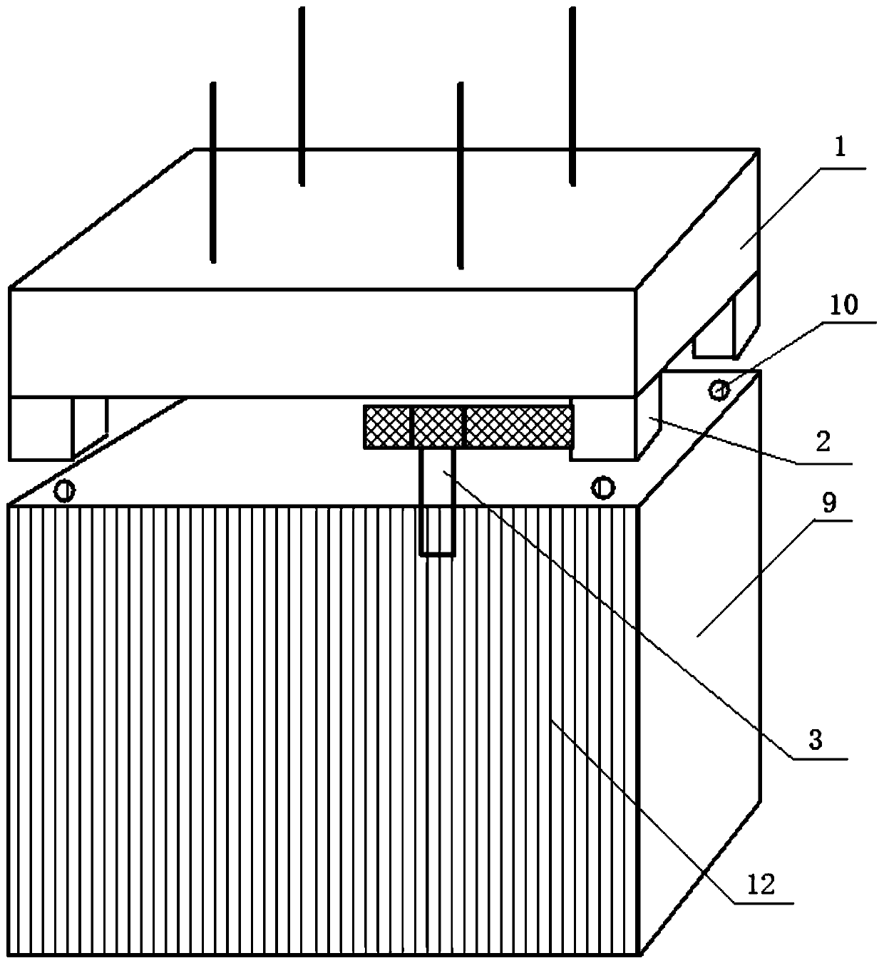 An automatic container hoisting box number photo recognition device and its control method