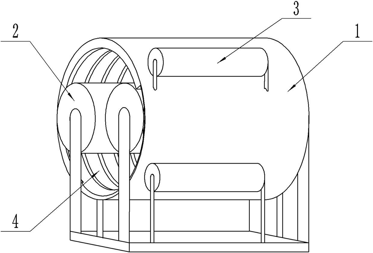 A glass processing production line