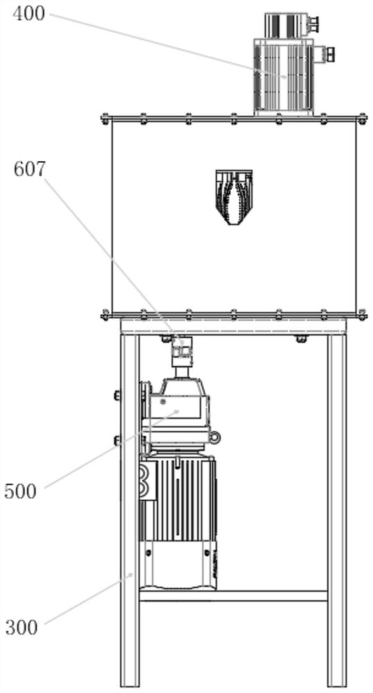 Profiling rubber roller type fish scale removing device