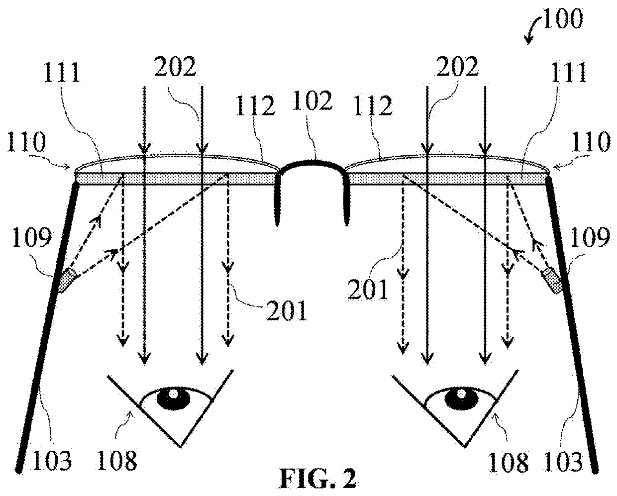 Augmented reality eyewear