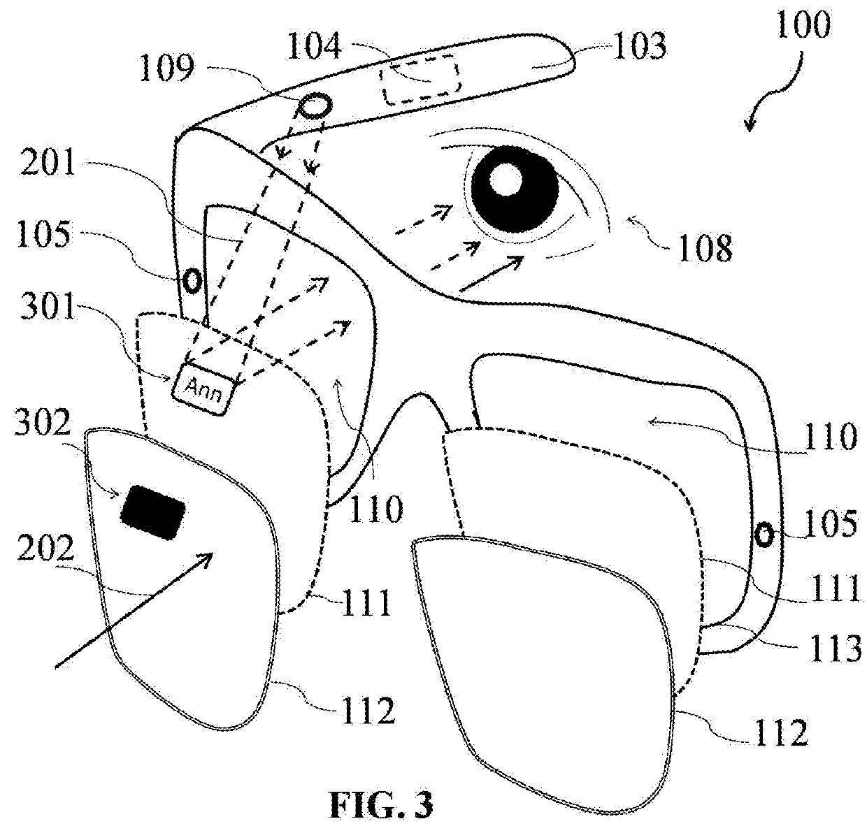 Augmented reality eyewear