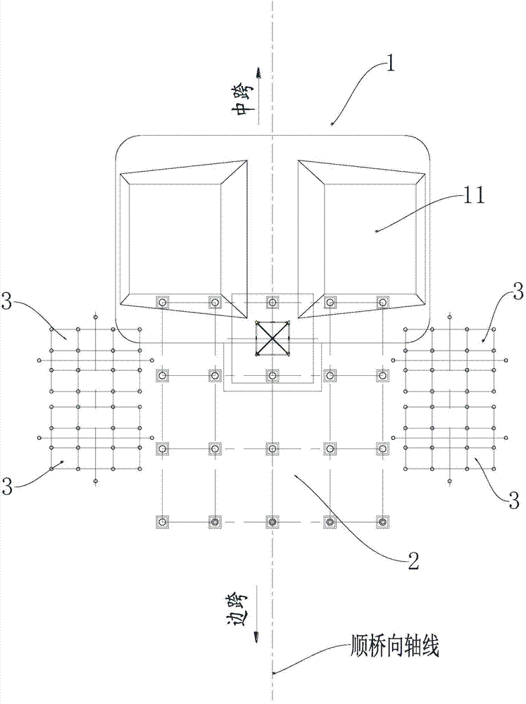 Method for mounting reinforcing steel bars of tower columns of cable-stayed bridge towers