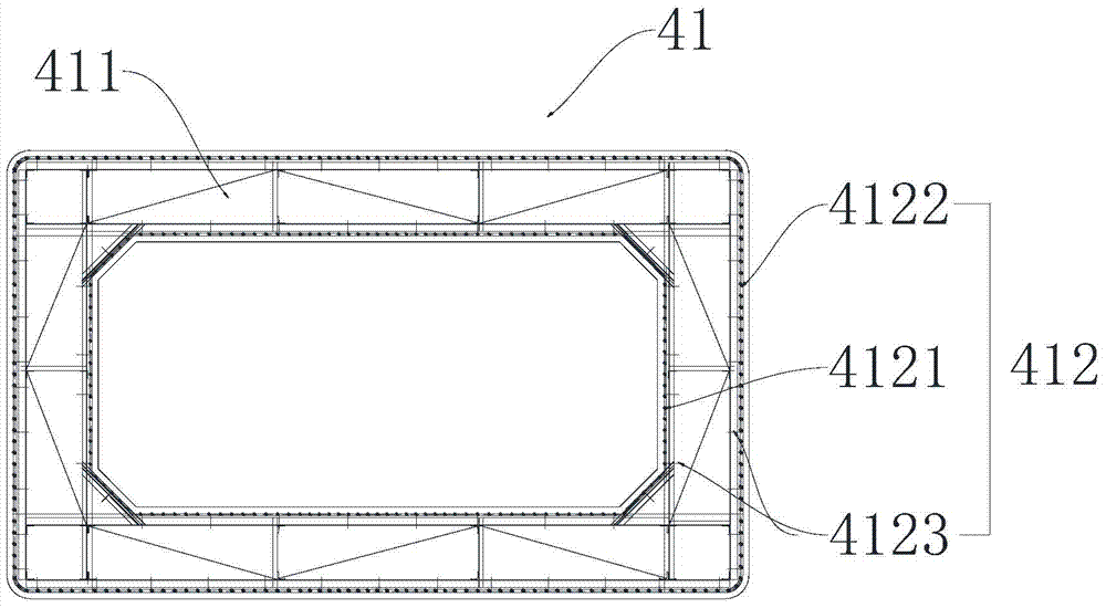 Method for mounting reinforcing steel bars of tower columns of cable-stayed bridge towers