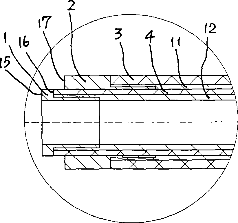 Double-pole electric coagulation aspirator