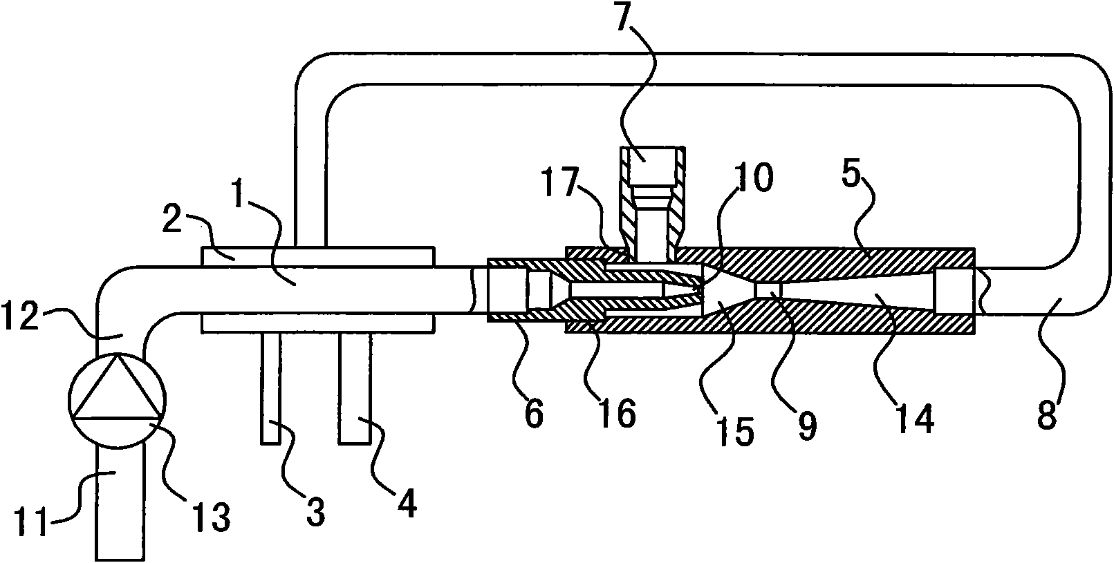 Oil return system for centrifugal cold water unit