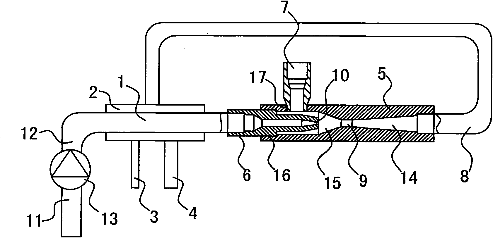 Oil return system for centrifugal cold water unit