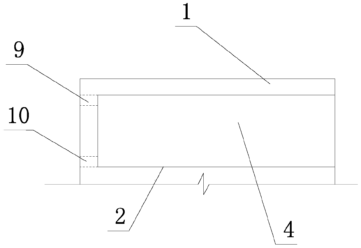 Device and construction method using sea sand as concrete fine aggregate