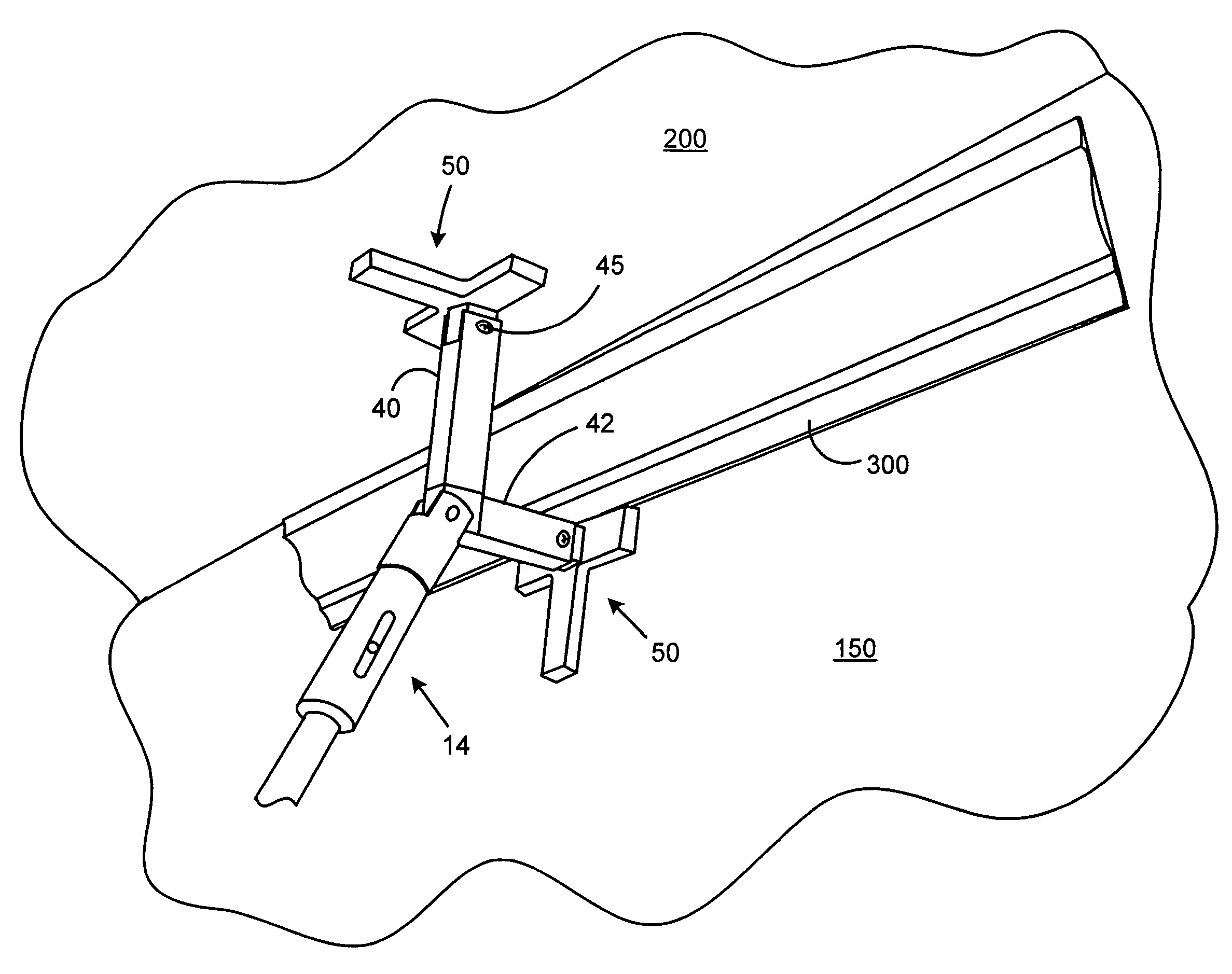 Apparatus for supporting molding pieces