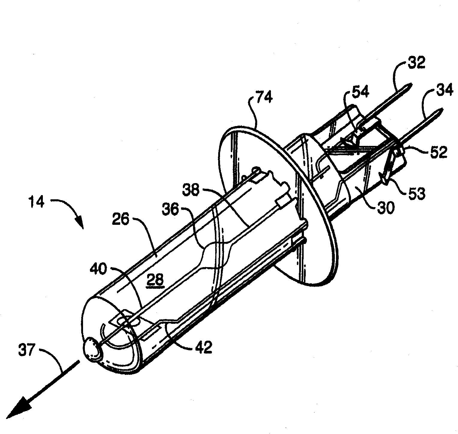 EMI controlled integral HID reflector lamp