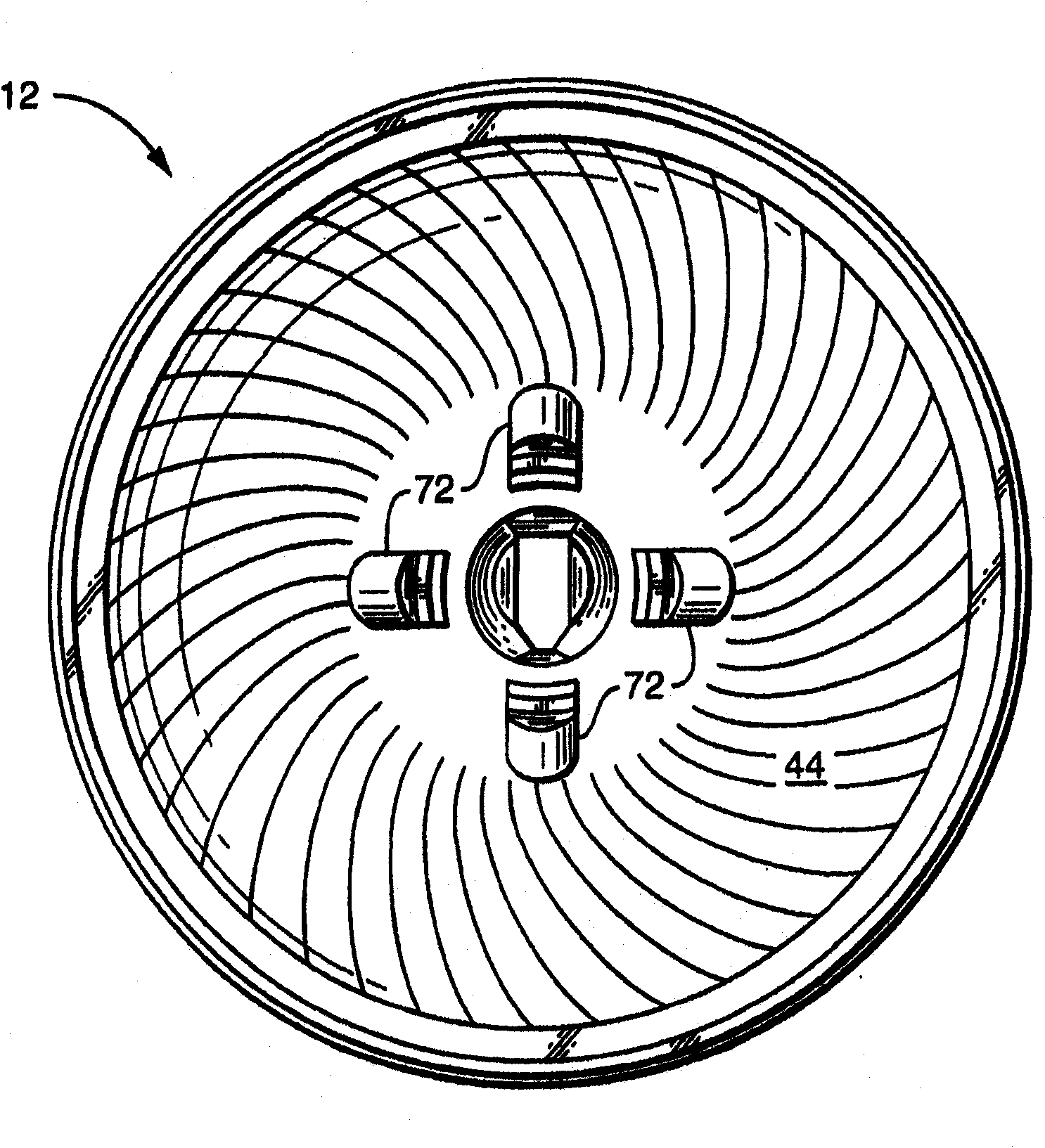 EMI controlled integral HID reflector lamp