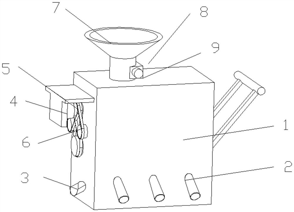 A multi-stage screening device for soybean seeds