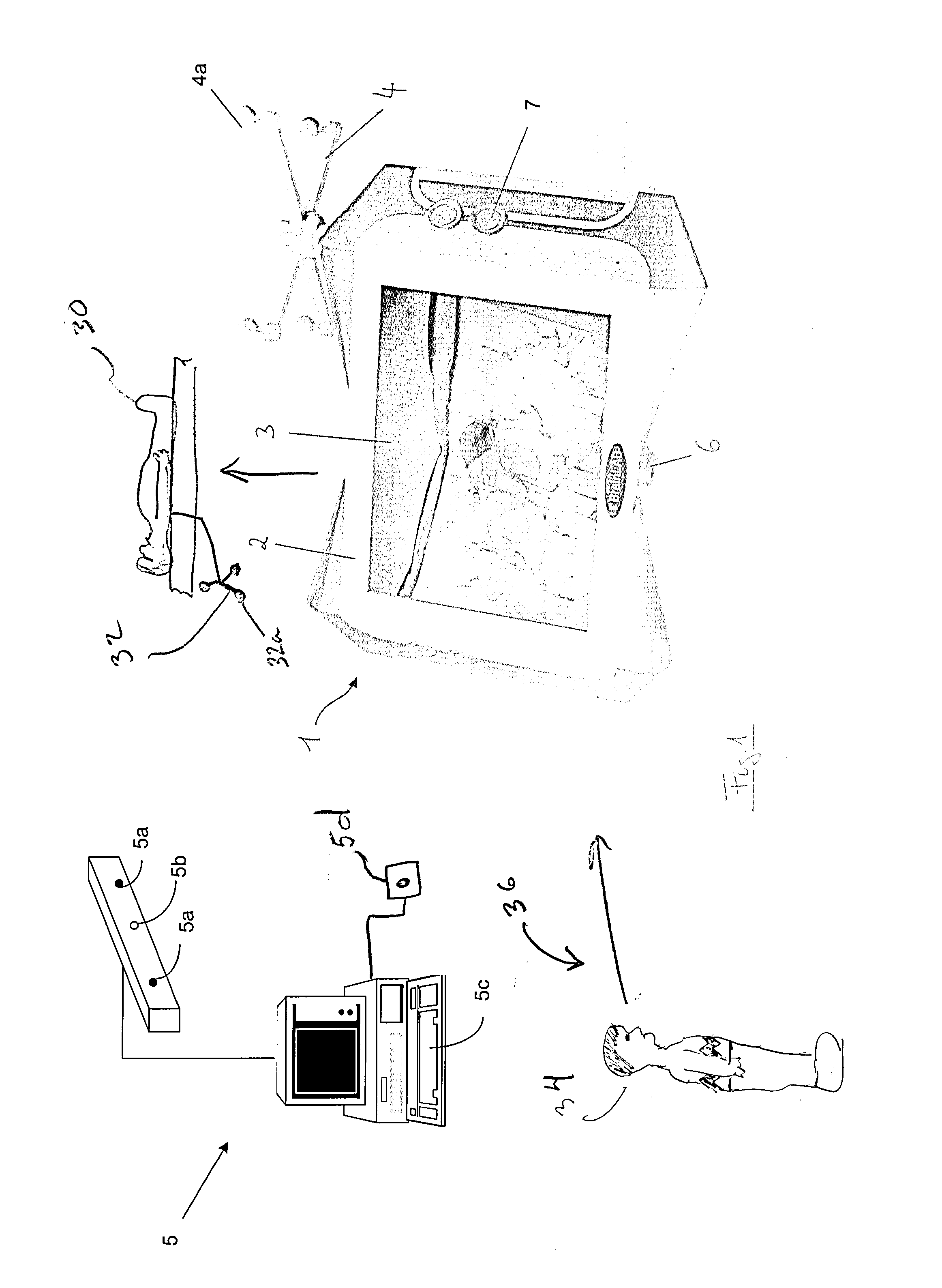 Stereoscopic visualization device for patient image data and video images