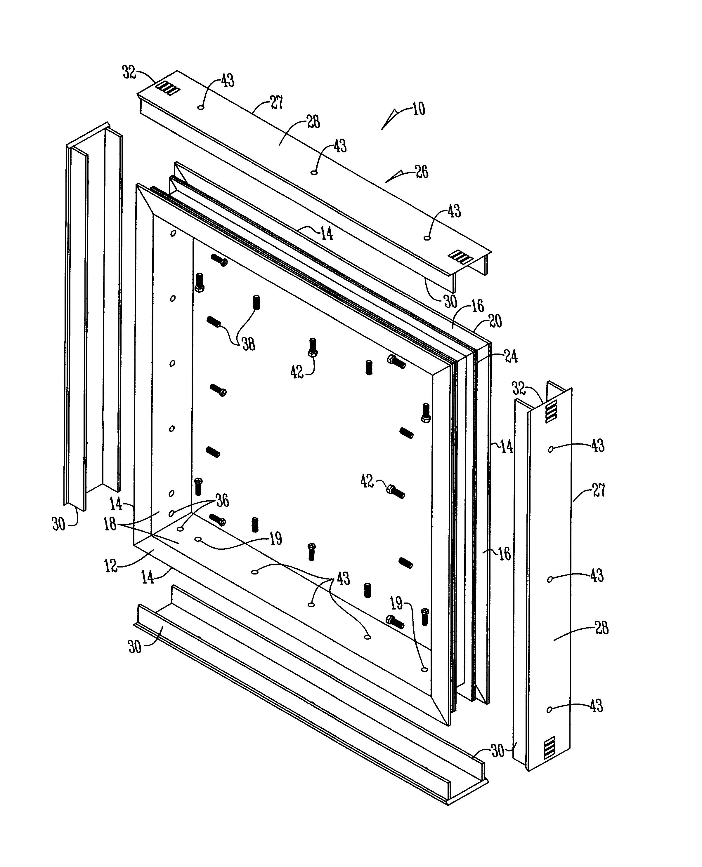 Adaptable basement window frame system