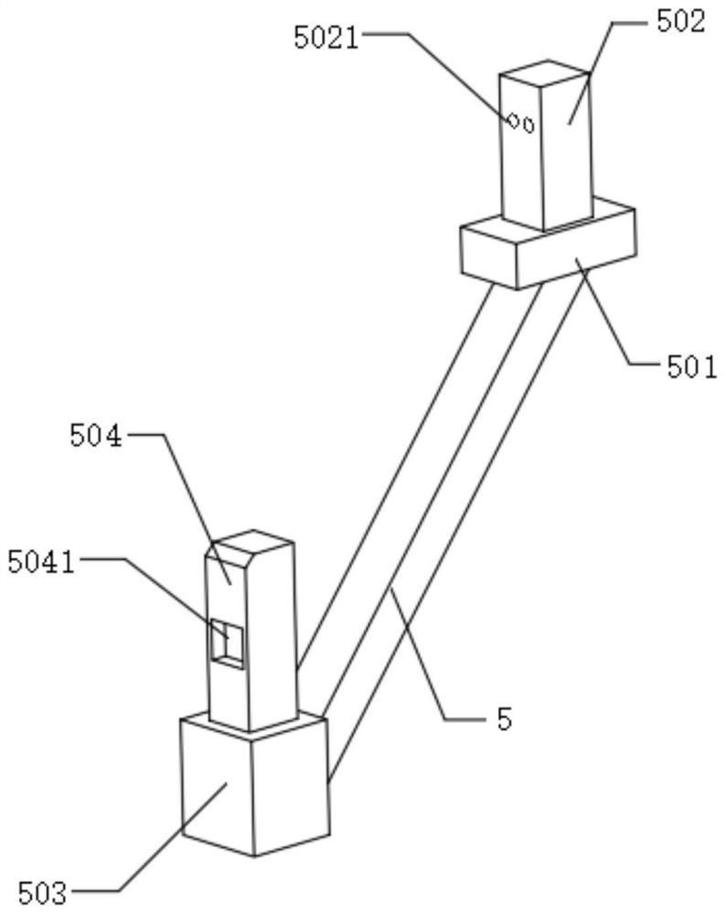 Node connecting device for fabricated building structure