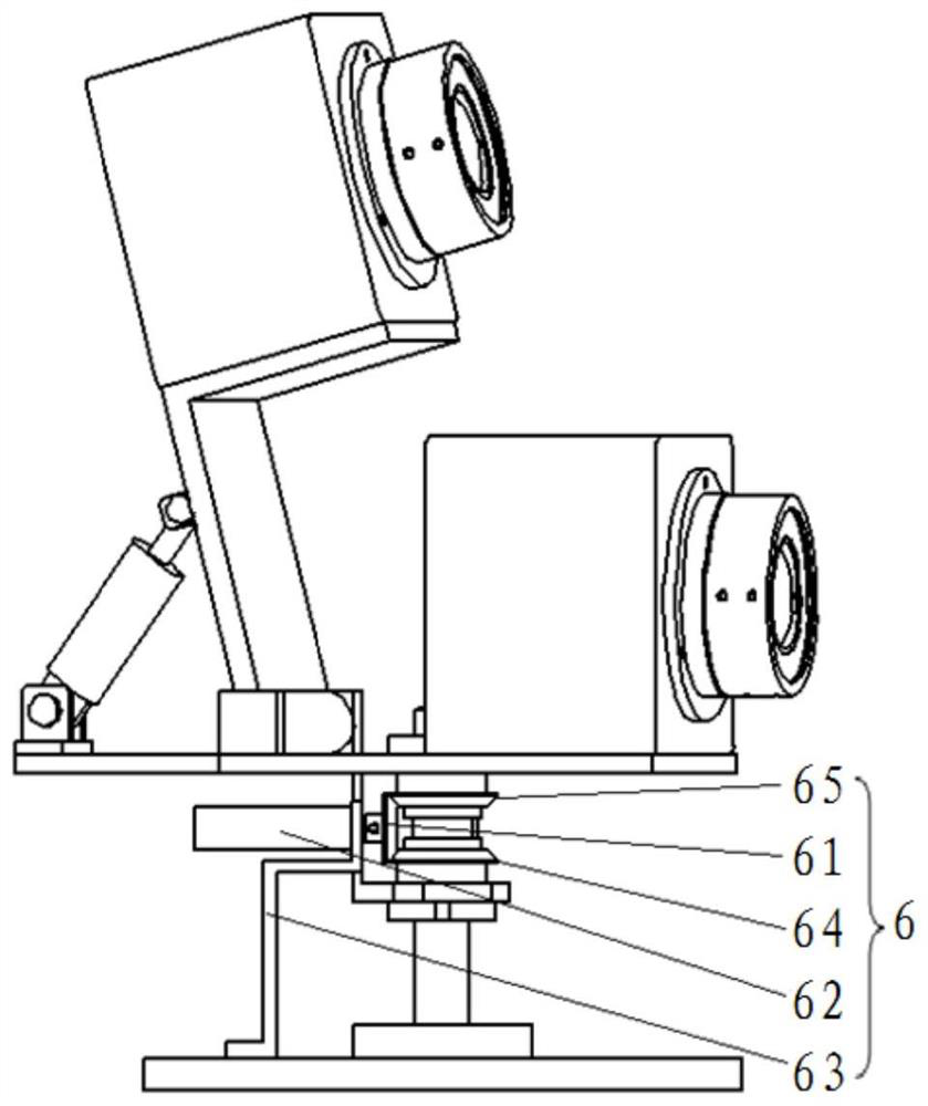 View field adjustable imaging system based on splicing technology