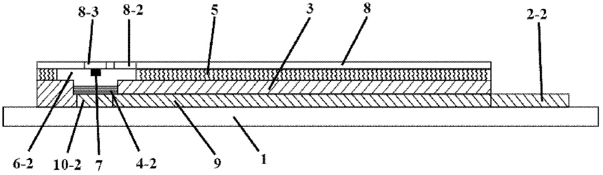 Full-solid urase electrode and preparation method thereof