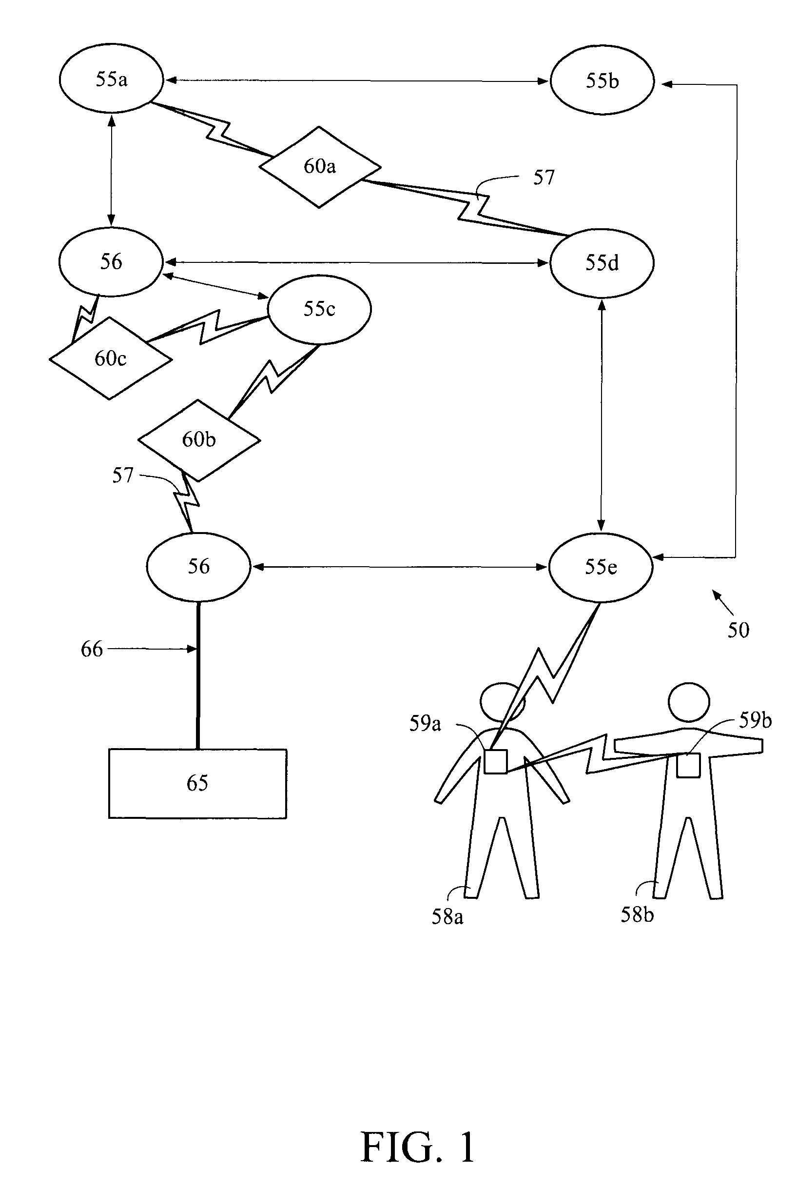 Wireless tracking system and method utilizing near-field communication devices