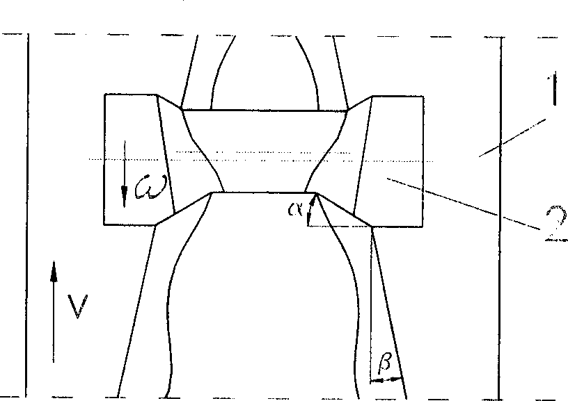 Plate type wedge lateral rolling forming method for eccentric step shalf