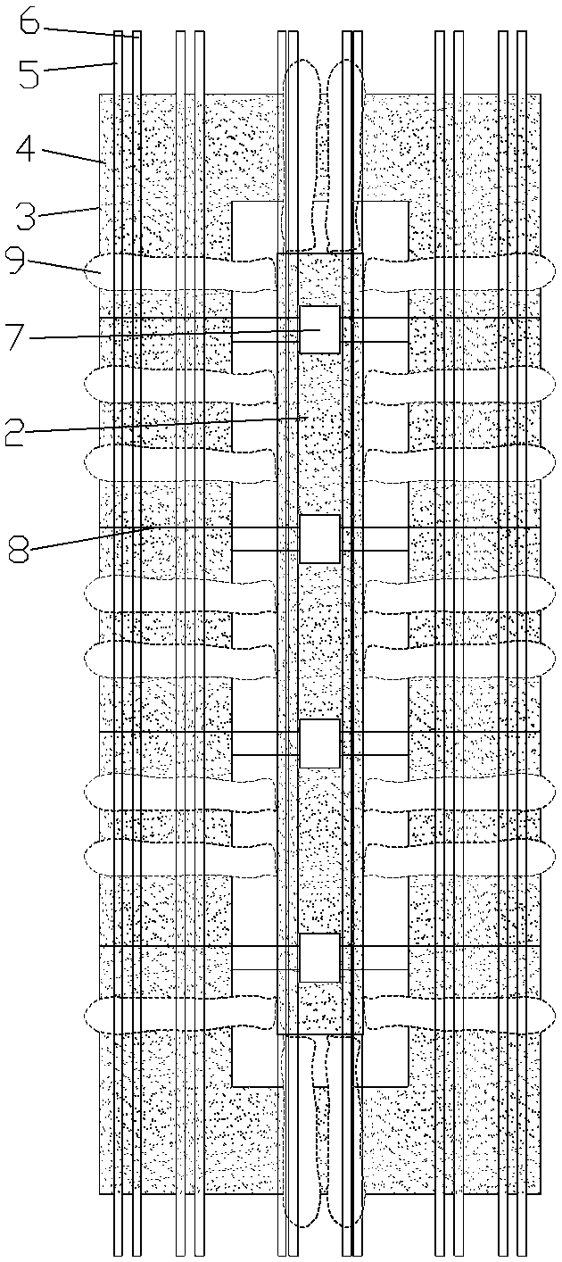 Greenhouse frame facilitating nutrient absorption of aerial root of dragon fruit and fertilizing method thereof