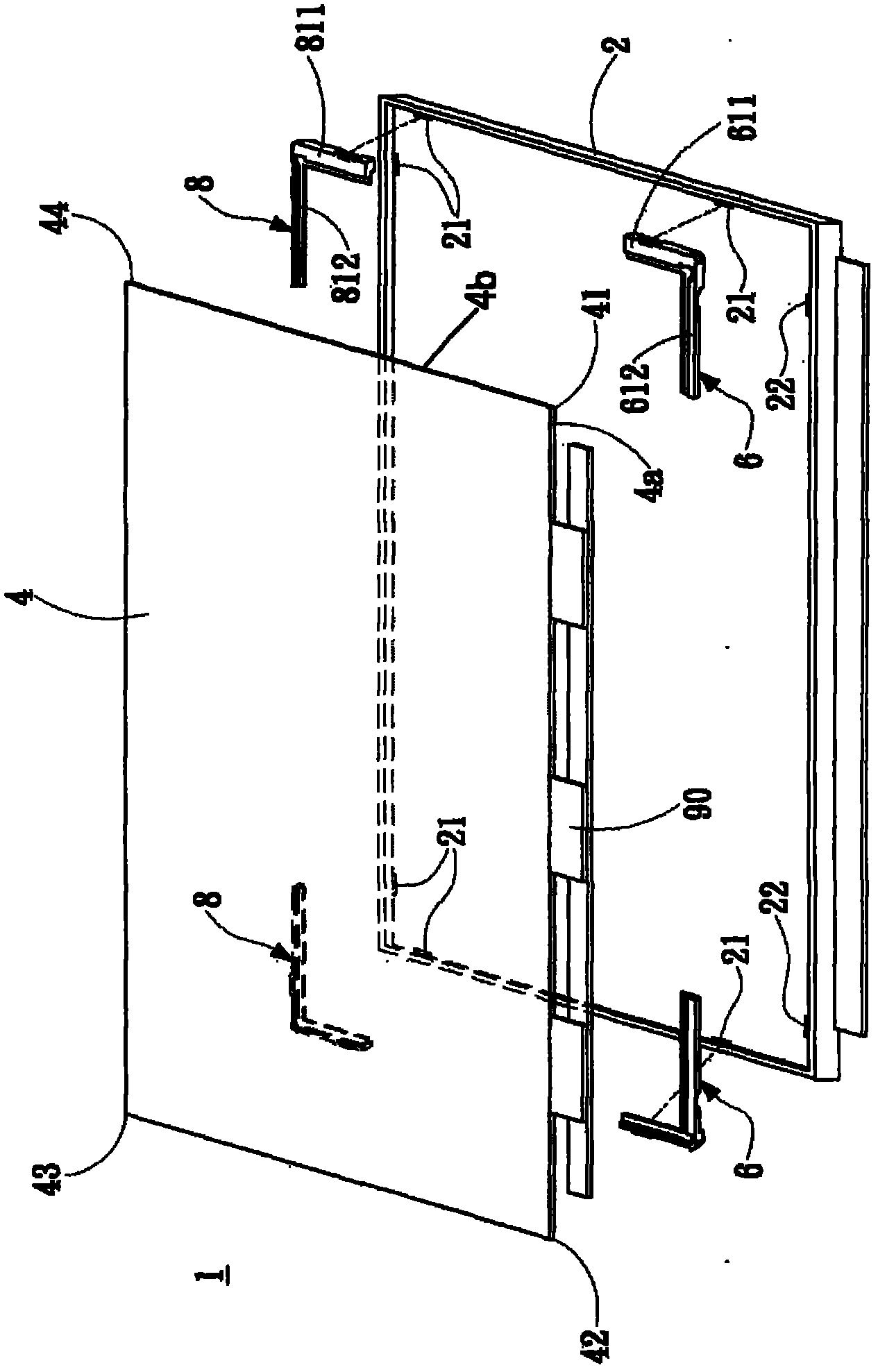 Backlight module and rubber frame structure thereof