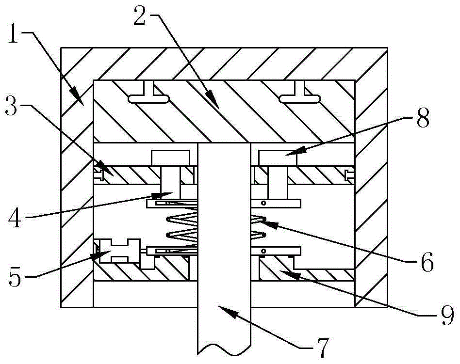 Ejecting device for projector