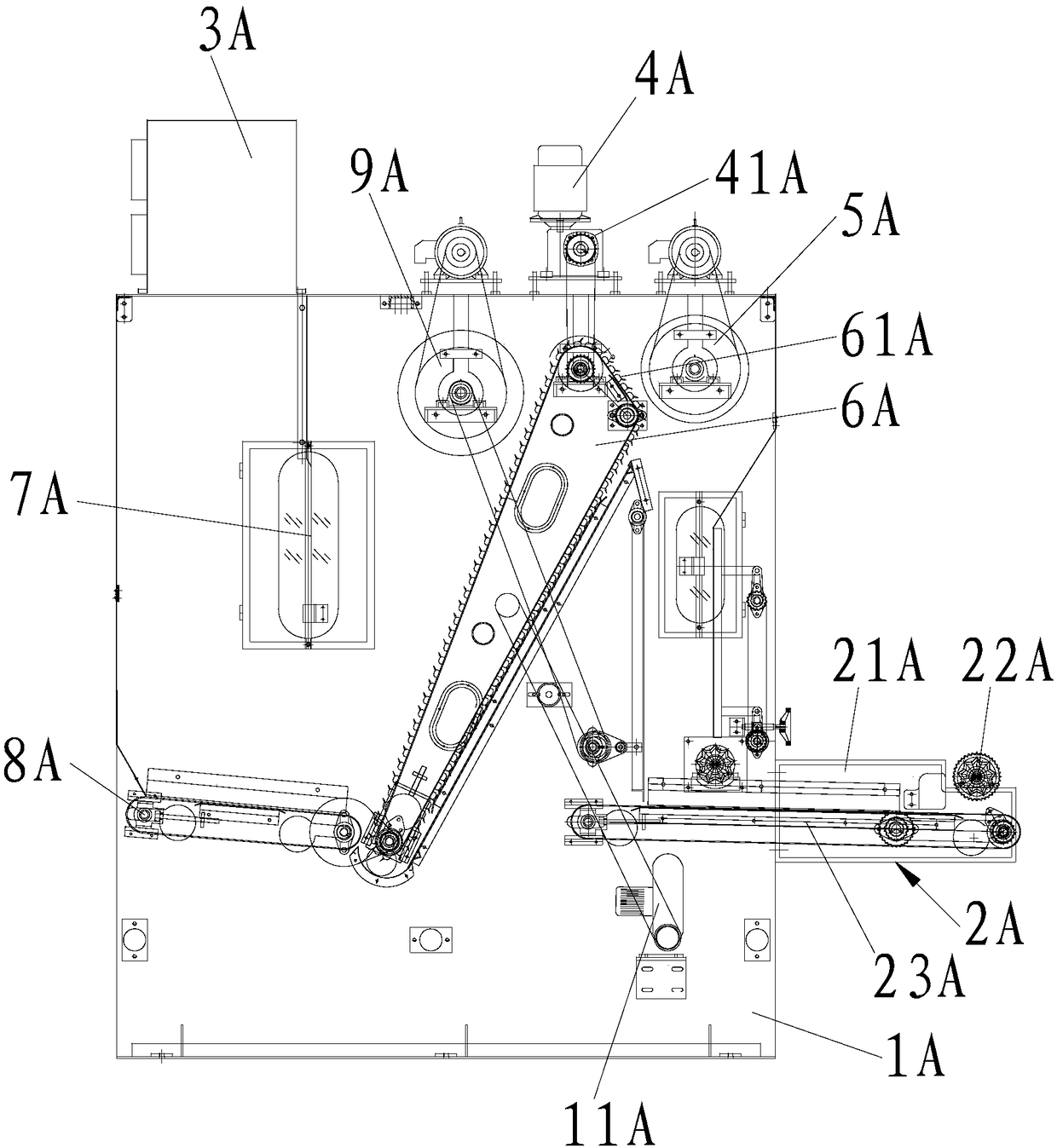 Automatic electrostatic cloth processing equipment