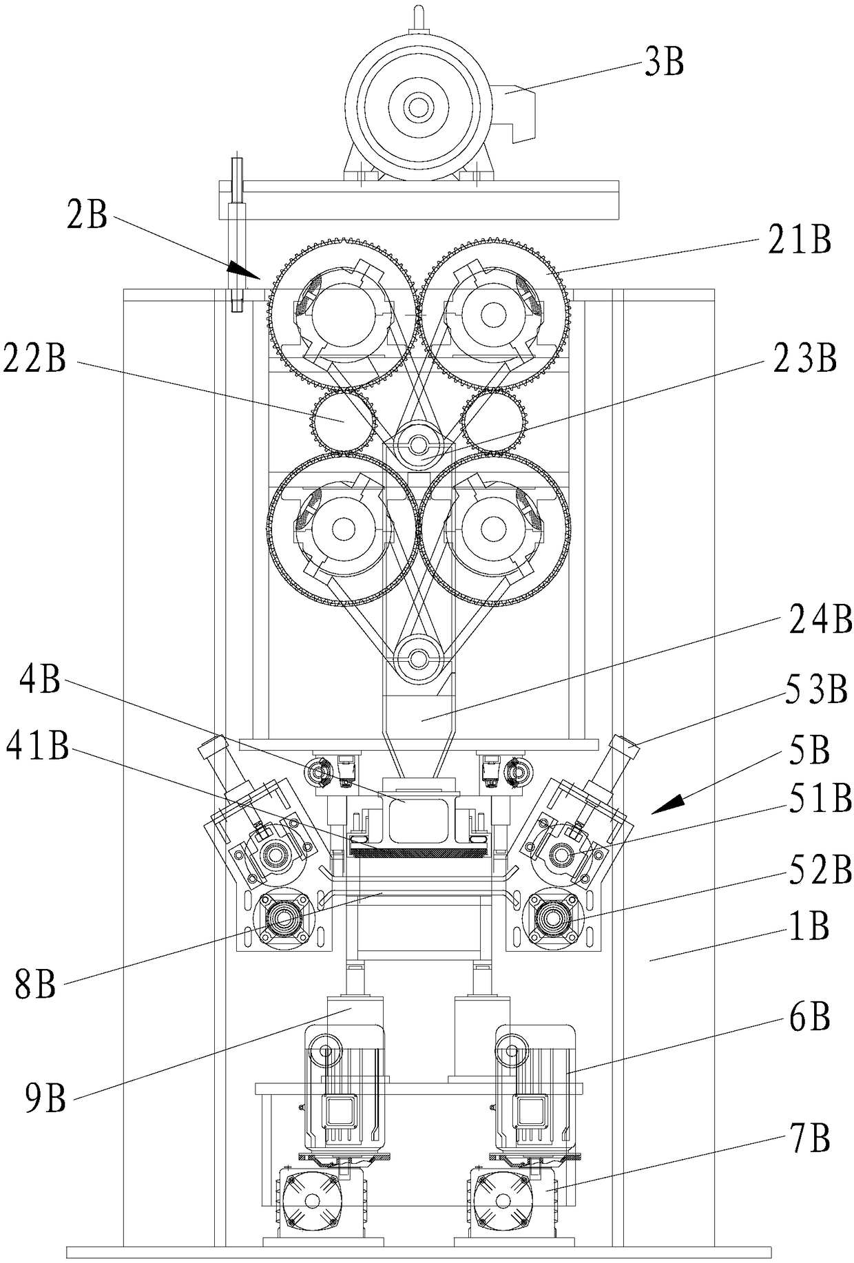 Automatic electrostatic cloth processing equipment