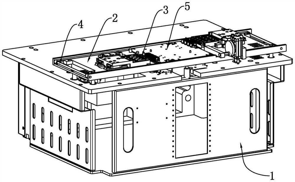 Online test device and test method for PCBA board connector